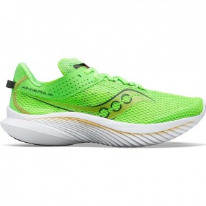 サッカニー Kinvara 14 メンズ ランニングシューズ 緑 | RMUNCOLQ