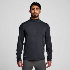 サッカニー トライアンフ 3D 1/2 Zip メンズ トレーナー 黒 | VSIWACUZ