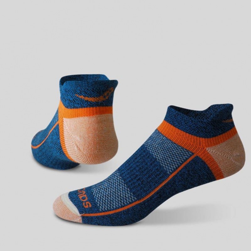 サッカニー Inferno Merino Wool Blend No Show 3-Pack メンズ ソックス カラー | GFLEWQOL