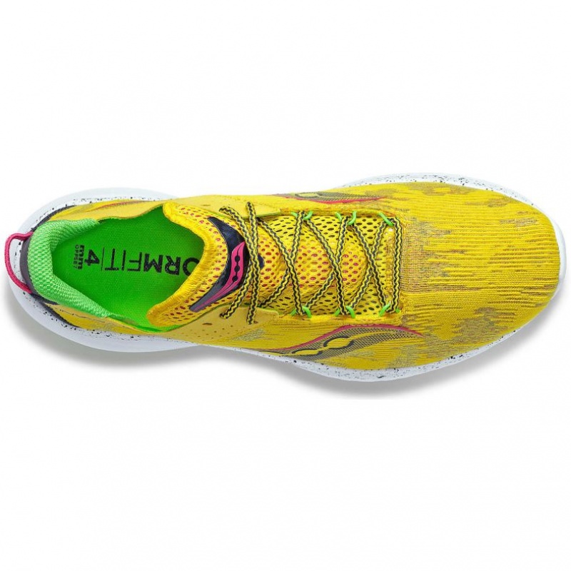 サッカニー Kinvara 14 メンズ ランニングシューズ 黄色 | GCODZPRJ